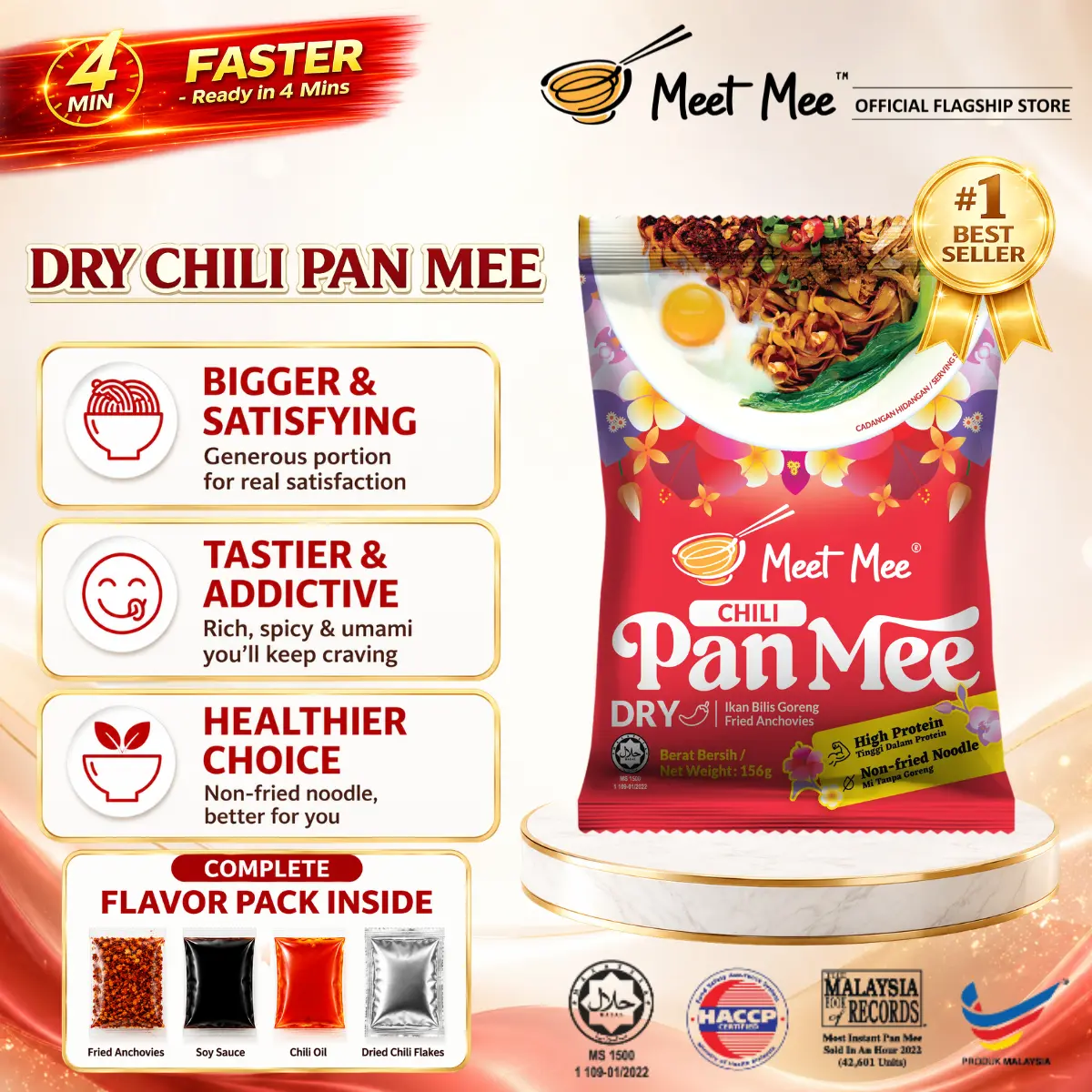Meet Mee Dry Chili Pan Mee