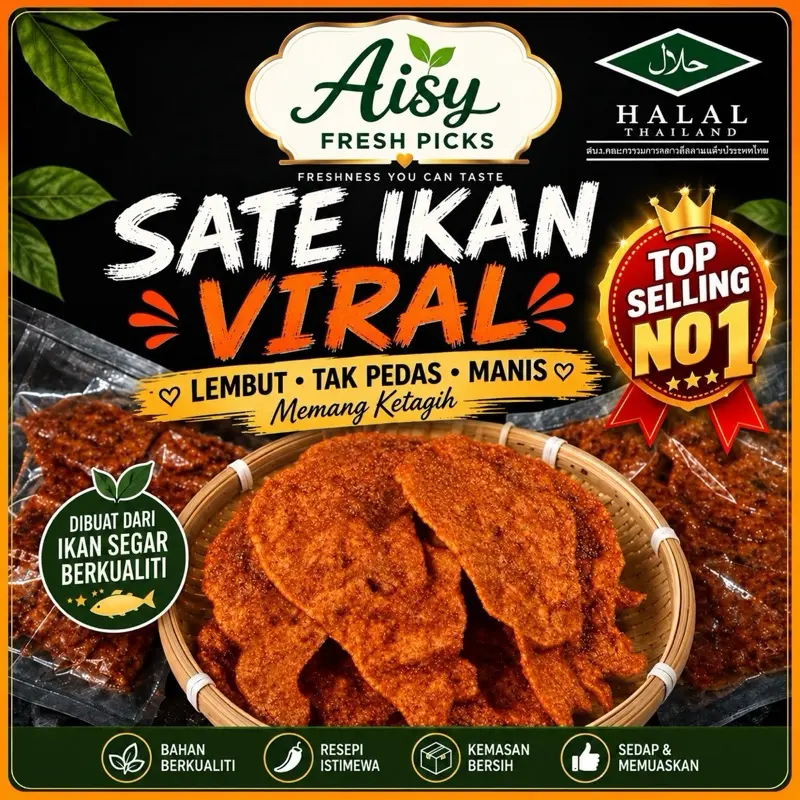 Aisy Sate Ikan Viral